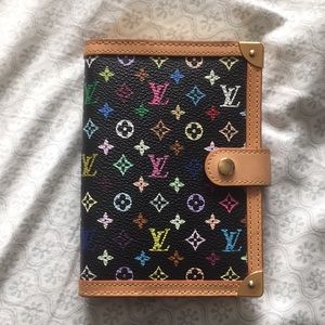 Louis Vuitton 6-ring agenda planner and wallet.